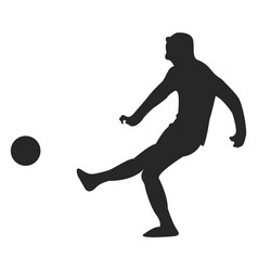 Soccer Player Passing Ball