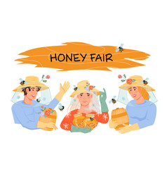 Honey Fair Or Market Banner Template