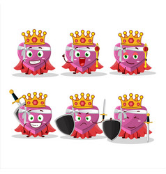 A Charismatic King Pink Love Gift Box Cartoon