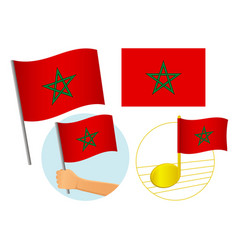 Morocco Flag Icon Set