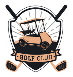 Golf Club Cart Wheel Steering Logo