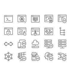 Software Development Icon Set