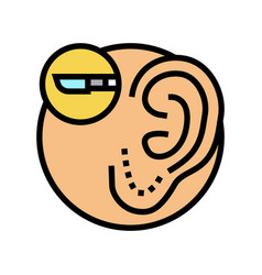 Ear Surgery Color Icon