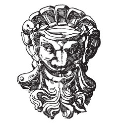 Blunt Grotesque Mask Is Found In The Castle