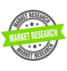 Market Research Stamp Label