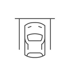 Parking Lot Line Outline Icon