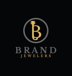 B Letter Diamond Logo