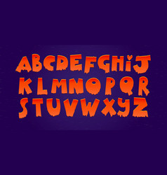 Bloody Vampire Alphabet Font Latin