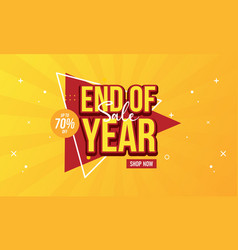 End Of Year Sale Banner Template Design