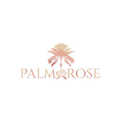 Simple Palm And Rose Gold Business Logo Design