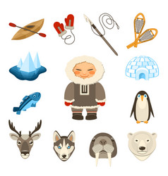 Chukchi Icons Set