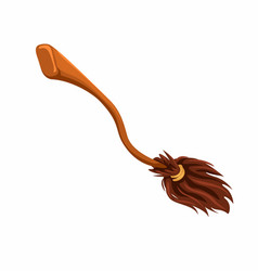 Magic Flying Broom Witch Transport Object Symbol