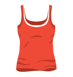 Red Women Tank Top Icon