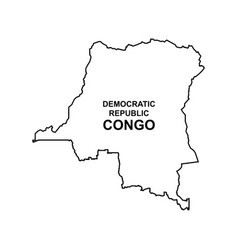 Democratic Republic Of The Congo Map Icon