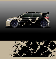 Rally Car Decal Graphic Wrap