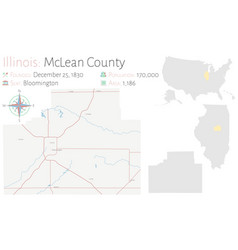 Map Of Mclean County In Illinois