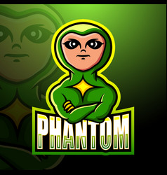 Phantom Mascot Esport Logo Design