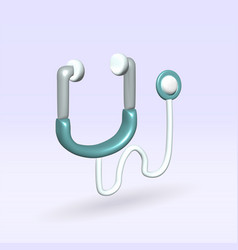 Stethoscope Isolated 3d Icon 3d