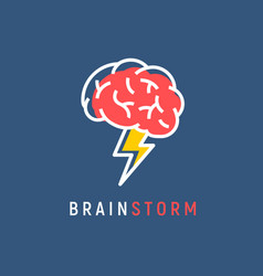 Brainstorm Icon Idea Brain Storm Lighting