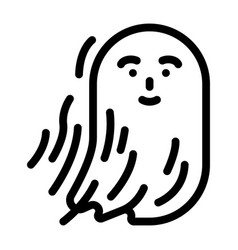 Fly Ghost Line Icon