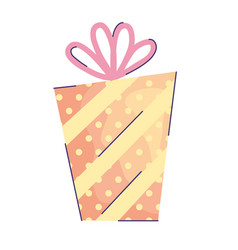 Yellow Gift Box Present Acuarela Birthday Icon