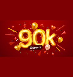 90k Or 90000 Followers Thank You Golden Numbers