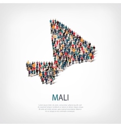 People Map Country Mali