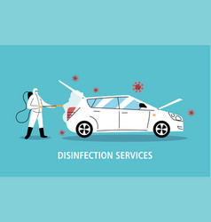 Service Car Disinfection Coronavirus Or Covid19