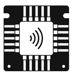 Nfc Chip Icon Simple Style