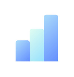 Bar Chart Pixel Perfect Flat Gradient Two-color