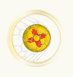 New Mexico Scoring Goal Abstract Football Symbol