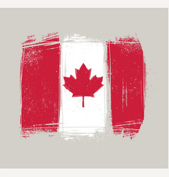 Canadian Grunge Flag