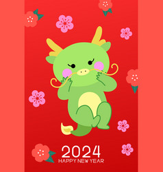 Cute Year Of The Dragon 2024 Card