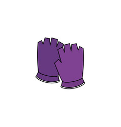 Fingerless Glove Sport Isolated Icon