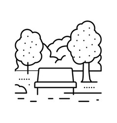 Park Spring Line Icon