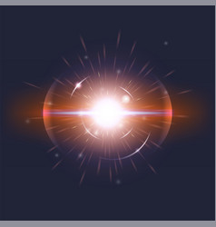 Red Shining Light Explosion Background