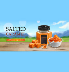 Salted Caramel Horizontal Ad Banner