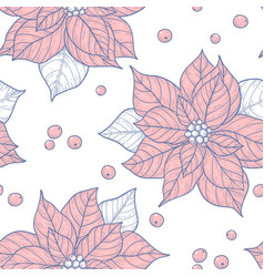 Christmas Seamless Pattern With Hand Drawn