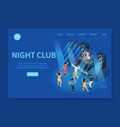 Night Club Isometric Website