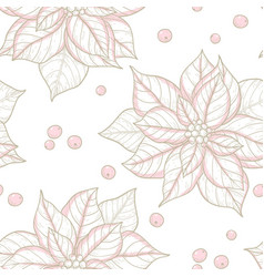 Christmas Seamless Pattern With Hand Drawn