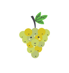 Cute Green Grapes