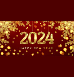 Banner Golden Metal Numbers 2024