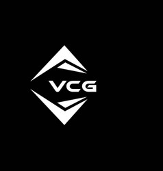 Vcg Abstract Technology Logo Design On Black