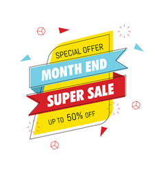 Month End Super Sale Banner