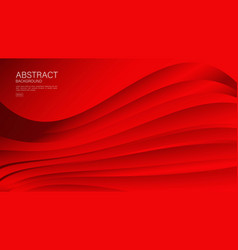 Red Abstract Background Wave Geometric