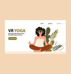 Virtual Yoga Landing Page