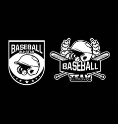 Baseball All Star Team Badge Logo Emblem Template