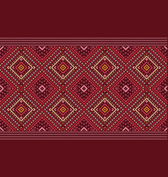 Embroidery Ethnic Pattern Geometric Nordic