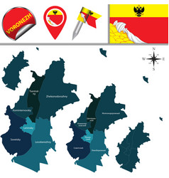 Map Voronezh With Districts