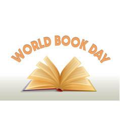 Open Book Of Knowledge World Book Day